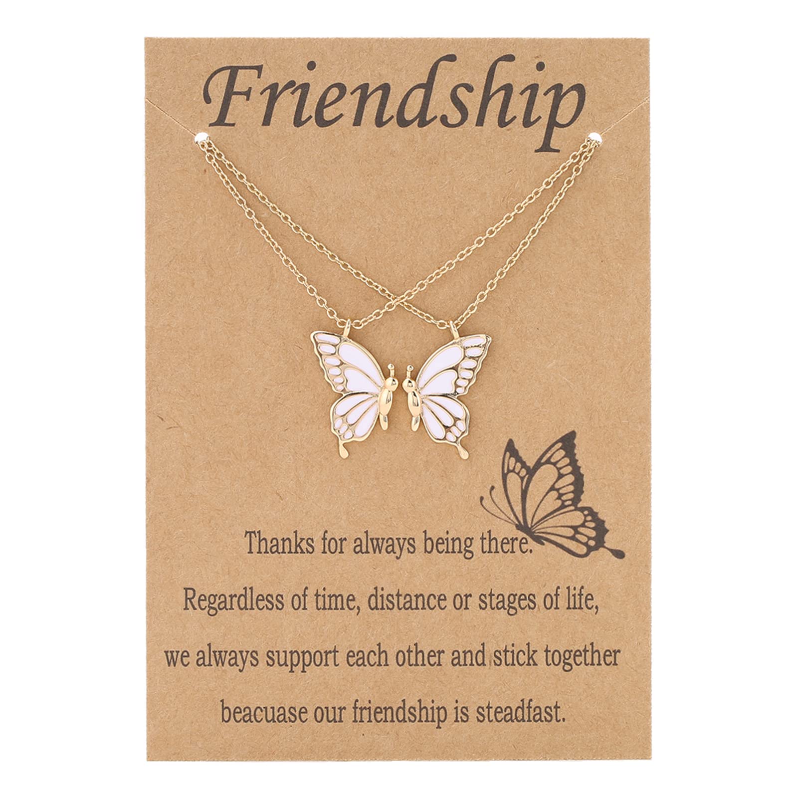 Best Friendship Necklace Set for Women & Girls - Matching BFF Necklaces for Long Distance Friends, Birthday Gifts & Special Occasions | Perfect for Anniversaries, Valentine's Day & Sister Gifts
