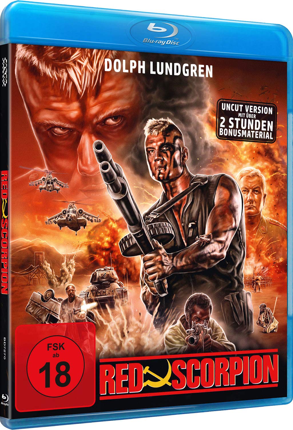 Red Scorpion (Uncut) Blu-ray - Action Movie DVD for Home Theater & Movie Night Entertainment