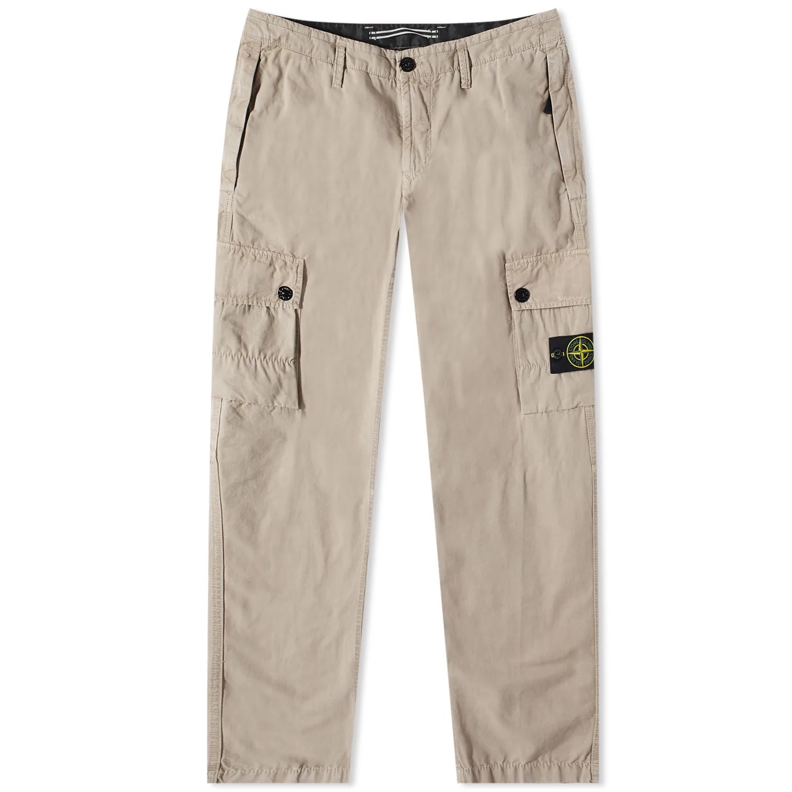 Stone Island Brushed Cotton Cargo Pants for Men - Comfortable & Durable Tactical Trousers for Outdoor, Hiking & Casual Wear