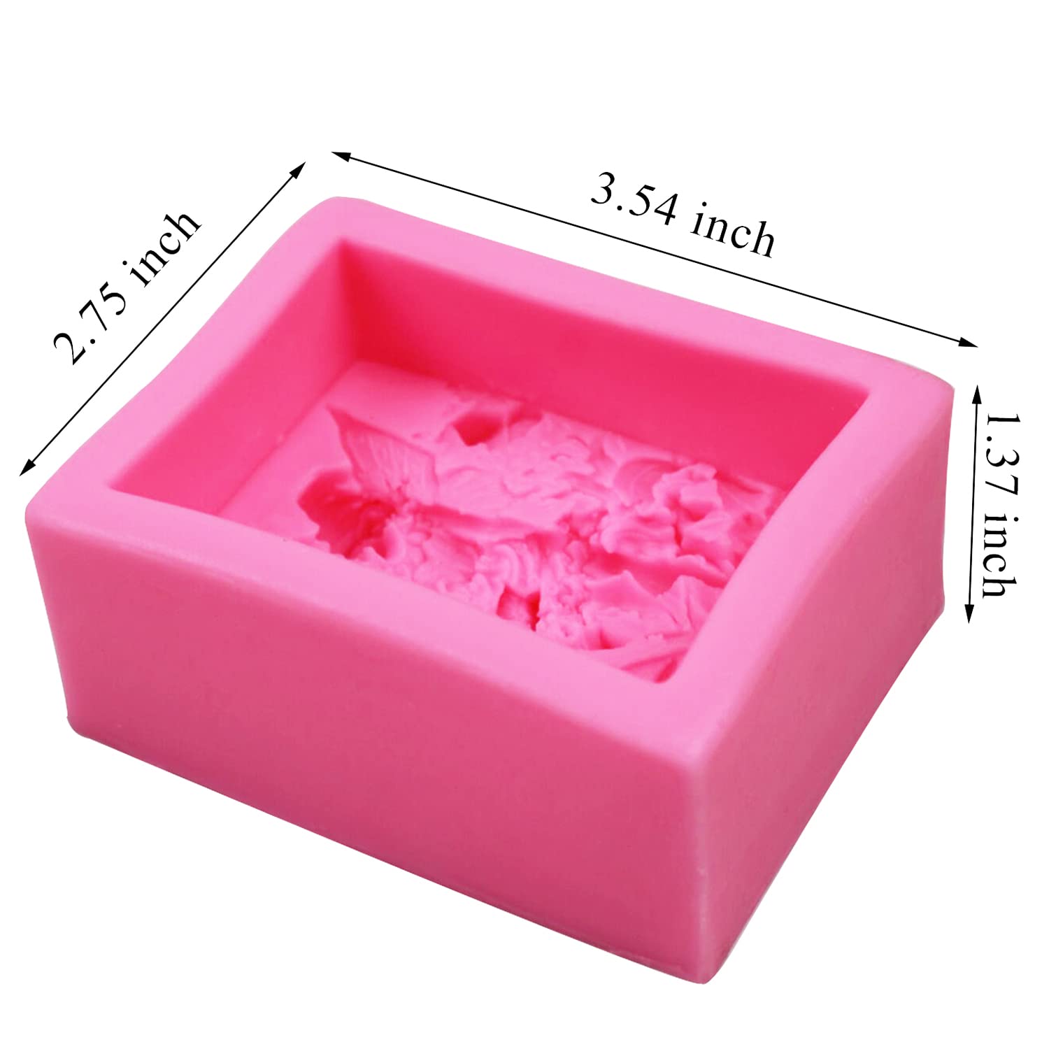 AIDOIT 2-Pack 3D Silicone Soap Molds - Angel Girl & Flower Fairy Design for DIY Handmade Soap, Cake Baking, Candle Making & Resin Crafts - Perfect for Birthday Gifts, Home Decor & Bathroom Accessories
