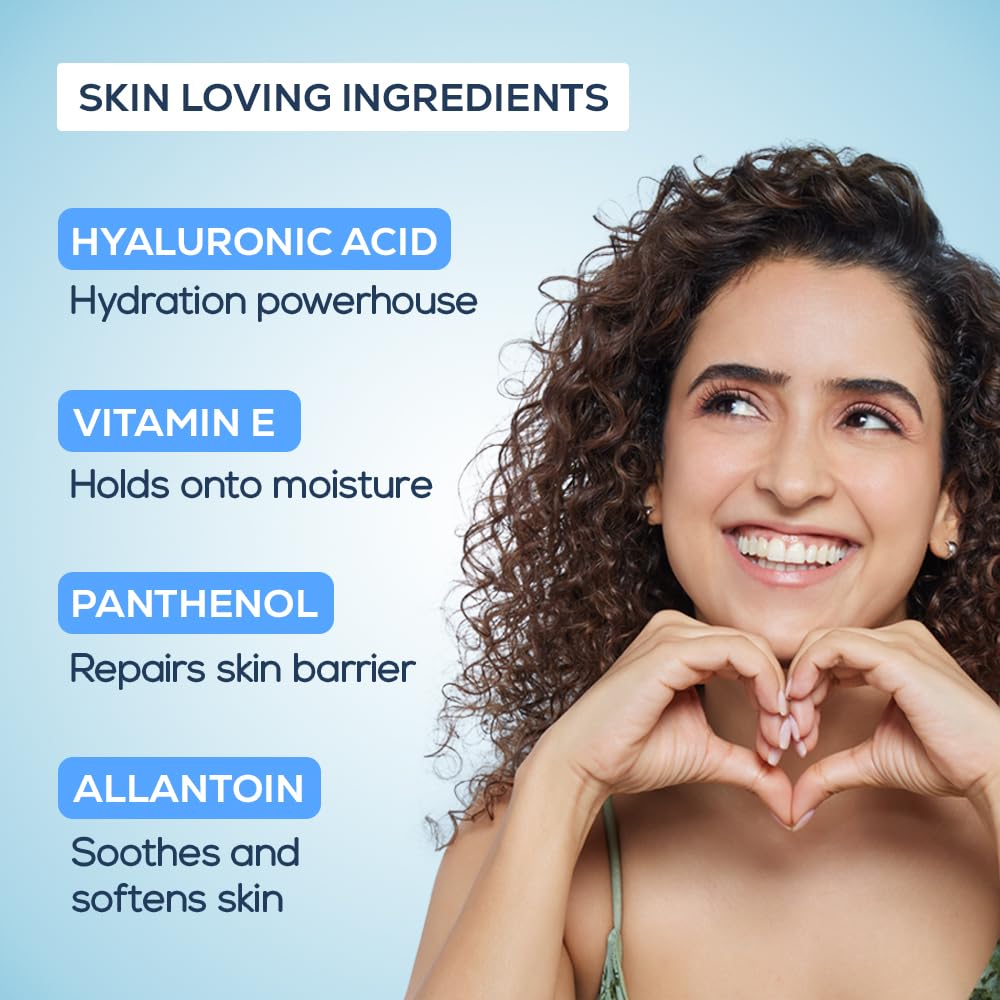 Joy Hydra Refresh Ultra-Light Gel Moisturizer - 48 Hour Hydration with Hyaluronic Acid | Oil-Free Face & Body Moisturizer for Oily, Dry & Combination Skin | 250ml | Perfect for Daily Skincare Routine & Travel