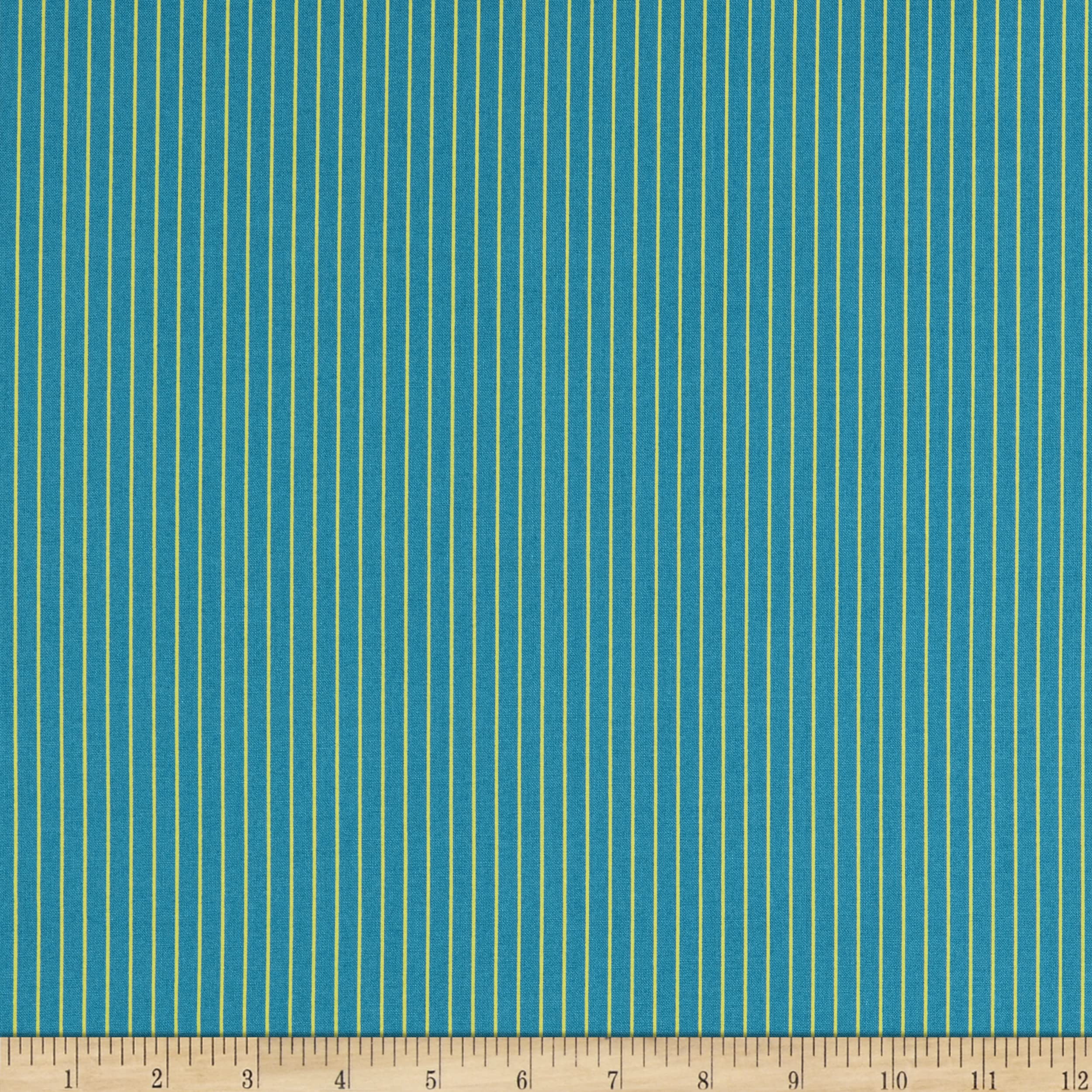 Tula Pink True Colors Tiny Stripes Songbird Fabric by The Yard - Premium Cotton Quilting Fabric for DIY Sewing, Quilting & Craft Projects
