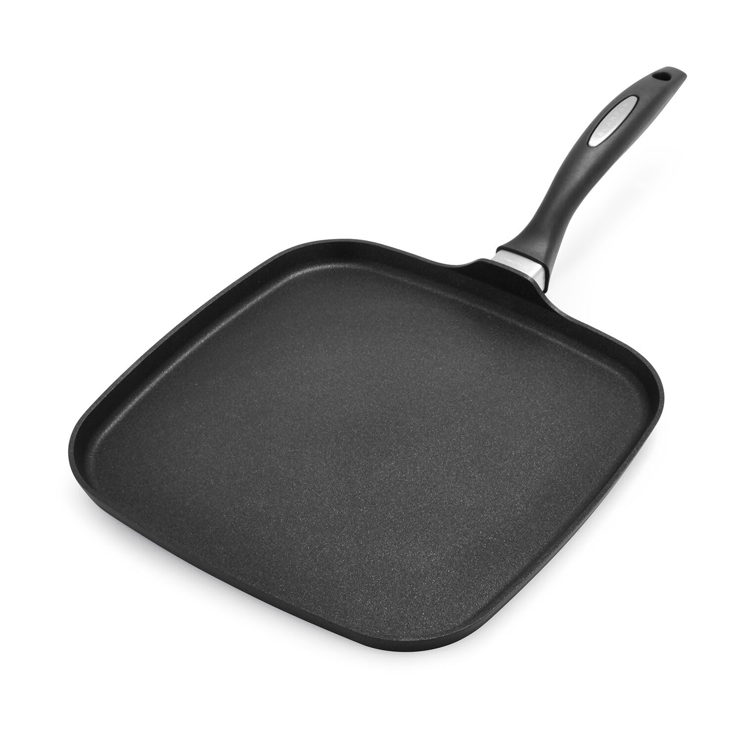 Scanpan ES5 11-Inch Square Griddle Pan - Nonstick Black Ceramic Titanium Cookware for Perfect Pancakes, Burgers & Steaks - Ideal for Stovetop, Oven & Outdoor Cooking