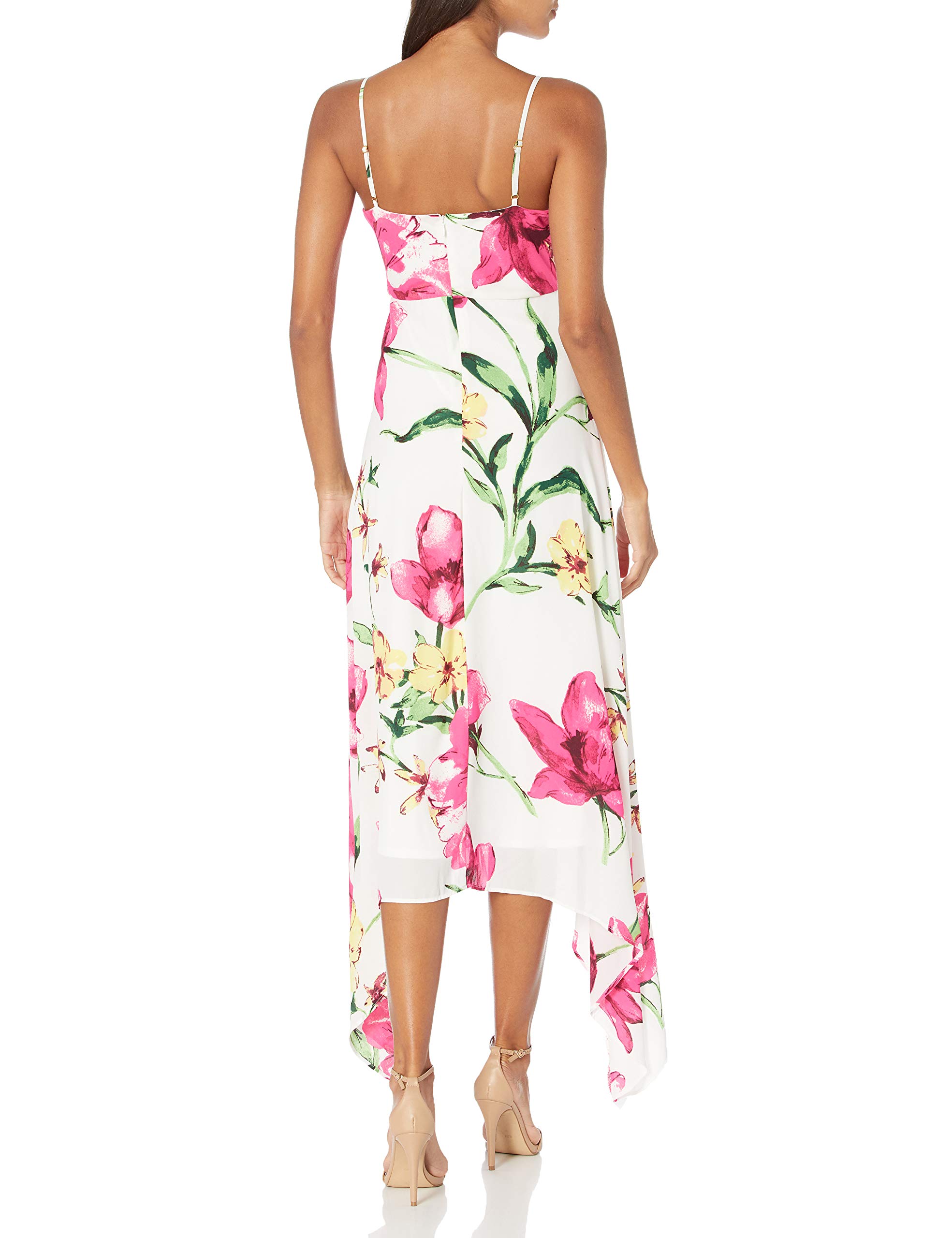 Shelli Segal Women's Floral Print Maxi Dress - Elegant Summer Beach Dress for Vacations, Weddings & Outdoor Parties