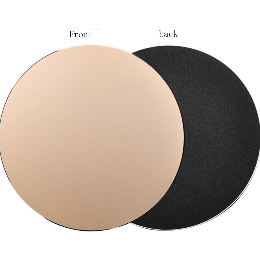Premium Aluminum Gaming Mouse Pad - Non-Slip Alloy Surface for Fast & Precise Control - Gold Rubber Base - Perfect for PC, Laptop, Office & Esports Gaming