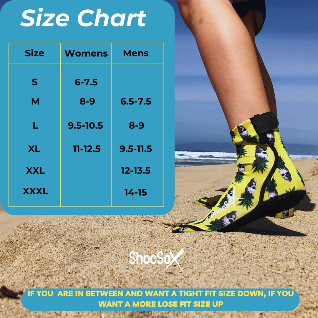 Premium Beach Volleyball & Sand Soccer Socks with Armor-Grade Soles - Longest Lasting Performance Socks for Outdoor Sports & Beach Activities