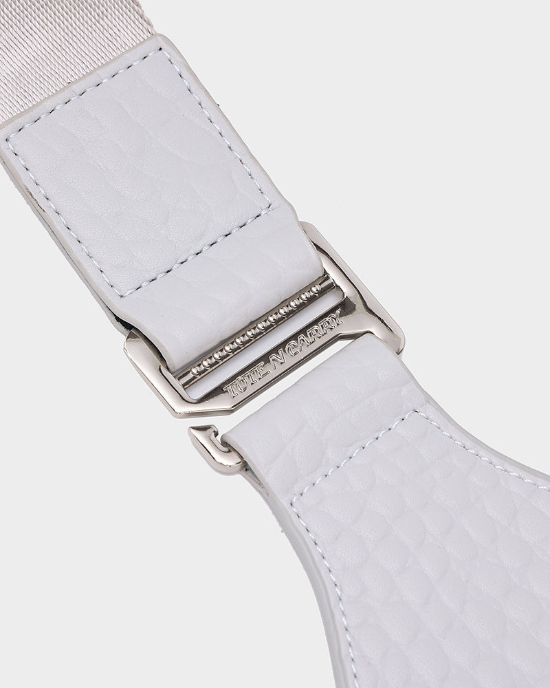 Blast Off Sling Bag - White Crossbody Shoulder Bag for Men & Women | Perfect for Travel, Hiking, Gym & Everyday Use