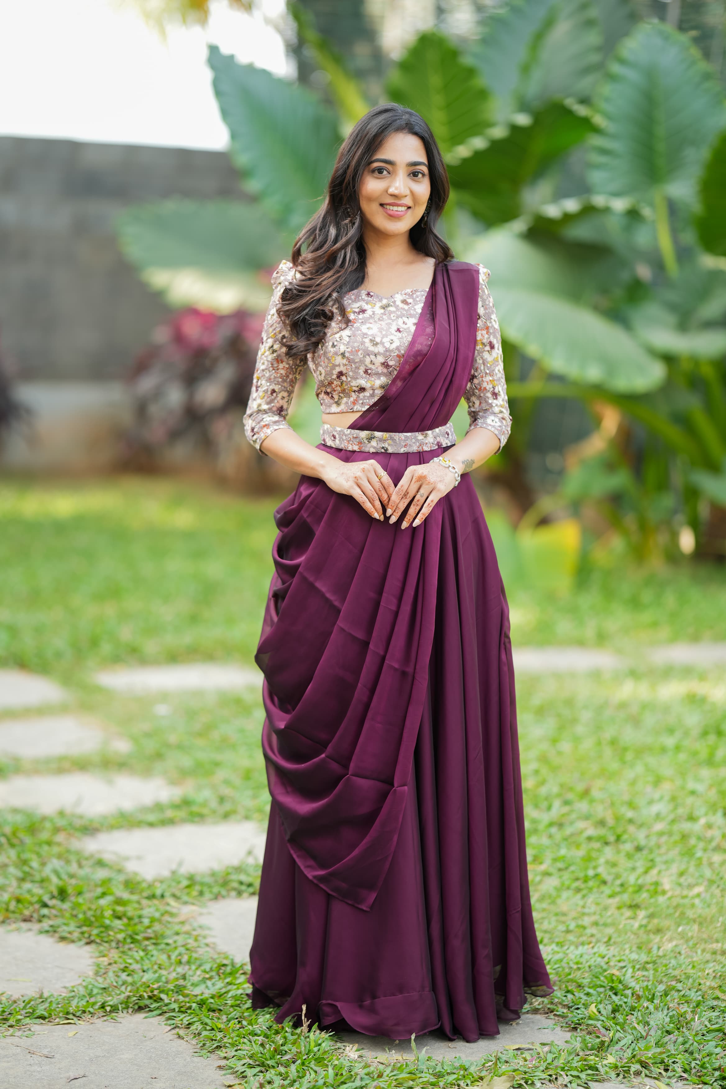 DD652 Abi Simple and Elegant Drape Wear - Stylish Women's Casual Dress for Everyday Wear, Date Night and Office Outfits