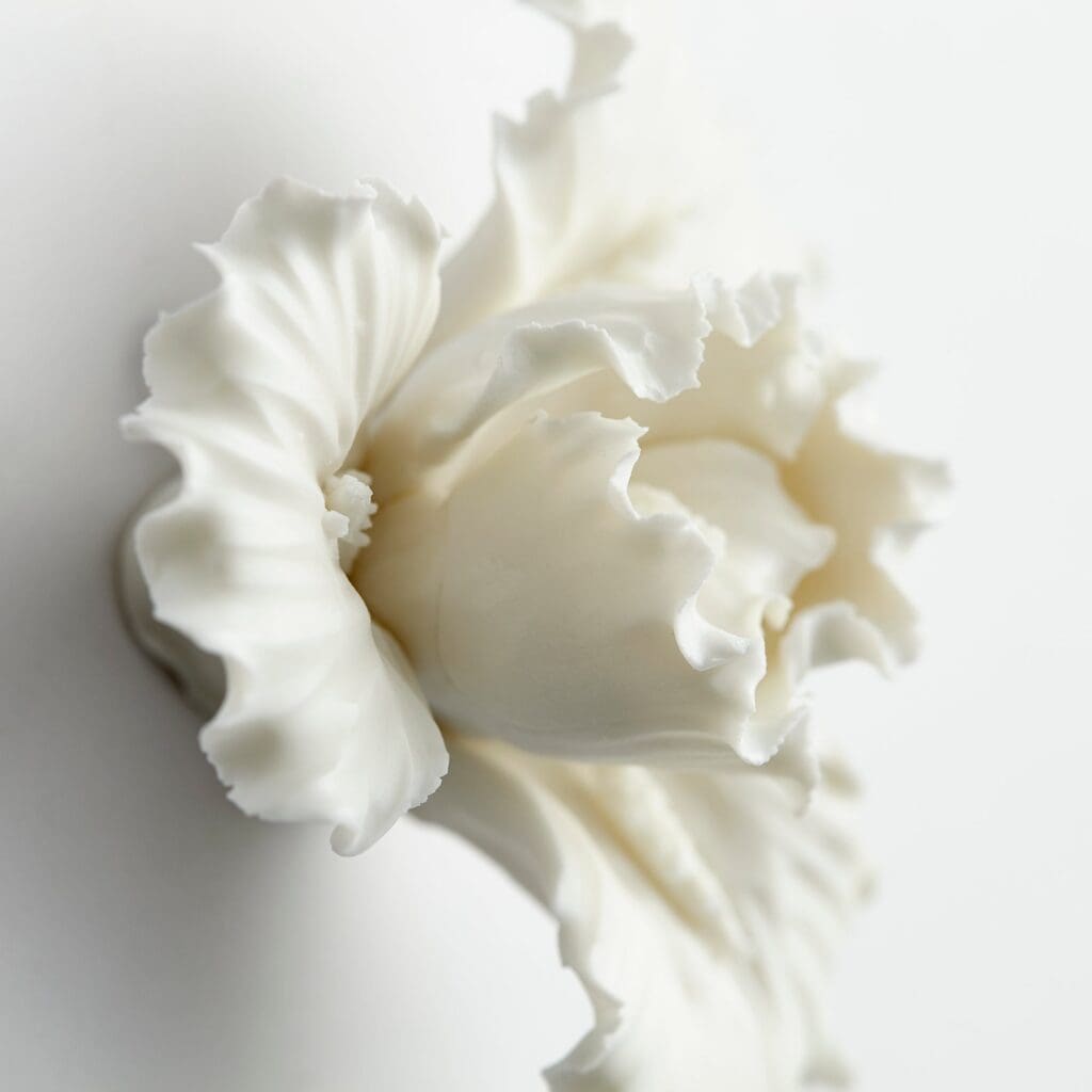 Cyan Design 10278 White Medium Lily Wall Decor - Elegant Floral Home Decor for Living Room, Bedroom & Office