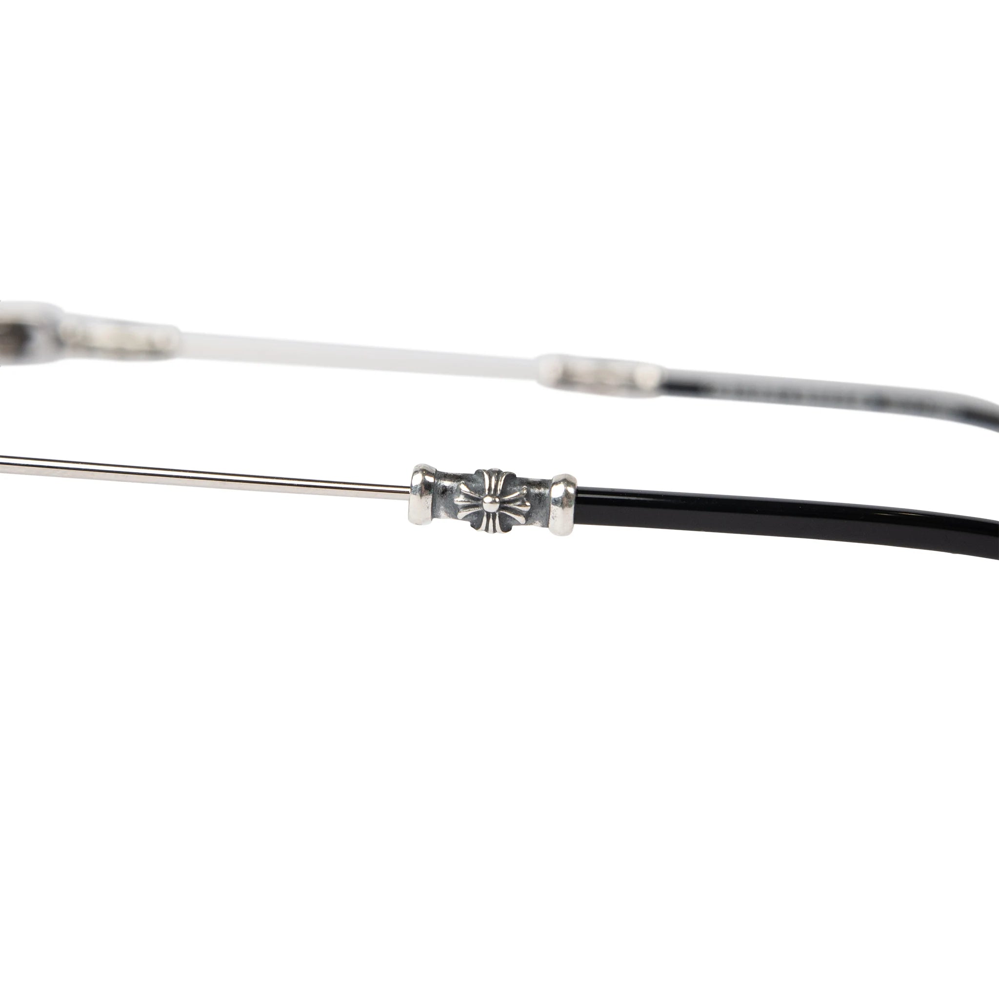 Chrome Hearts Pills III Silver Black Sunglasses - Luxury Designer Shades for Men & Women - UV Protection - Perfect for Outdoor Activities, Travel & Fashion Statements