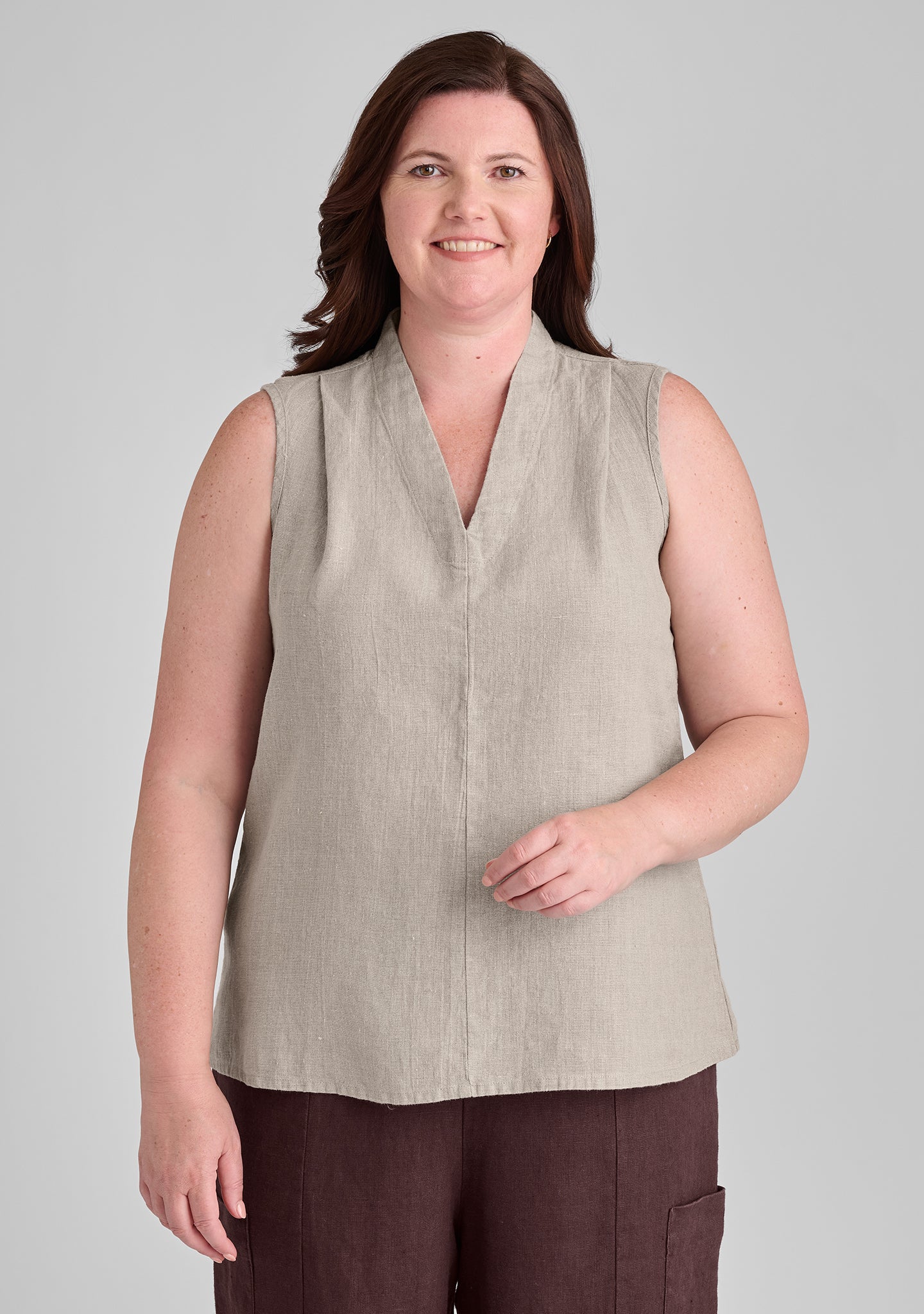 RSVP Linen Tank Top for Women - Breathable Summer Casual Tops | Perfect for Beach, Vacation & Everyday Wear