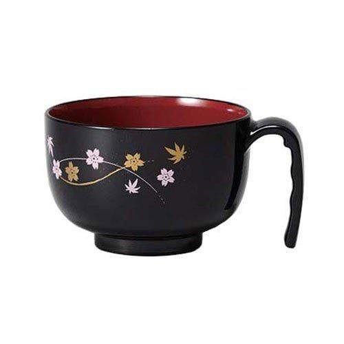 Kano Soup Mug Shunju - Premium Ceramic Soup Bowl with Lid, Perfect for Ramen, Noodles & Hot Meals - Ideal for Home Dining, Office Lunch & Gifts