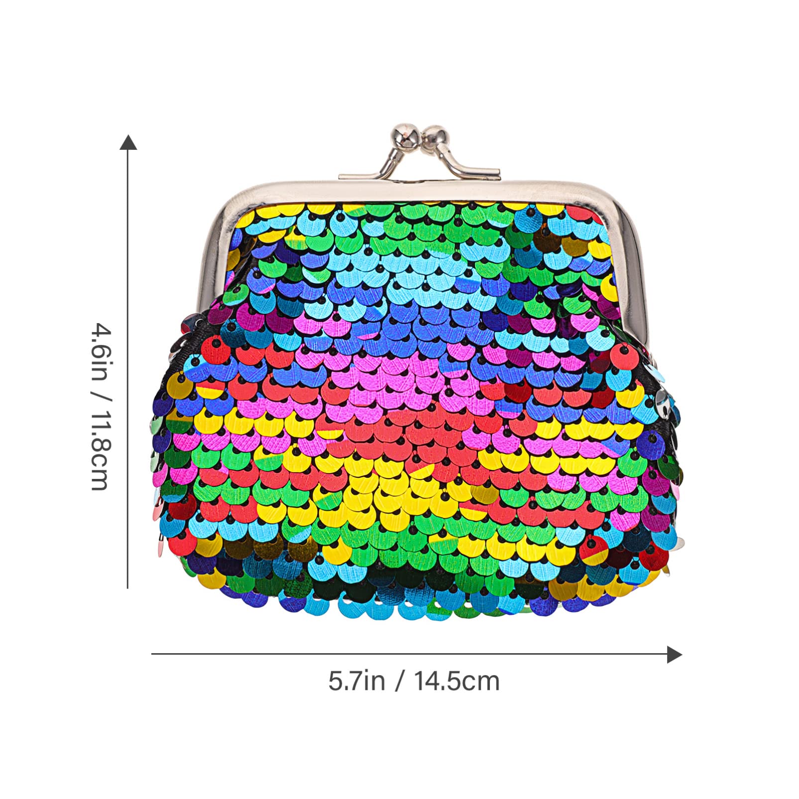 TENDYCOCO Women's Sparkly Sequins Wristlet Clutch Bag - Small Coin Purse & Wallet for Women & Girls - Perfect for Parties, Weddings & Night Out Accessories