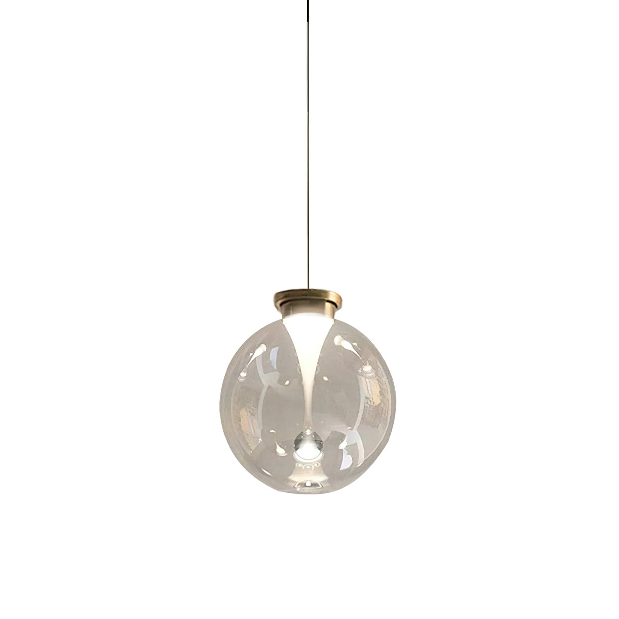 Verve Modern Pendant Light - Sleek Hanging Ceiling Fixture for Kitchen Island, Dining Room & Bedroom Lighting | Adjustable Height, Energy Efficient LED Bulb Compatible
