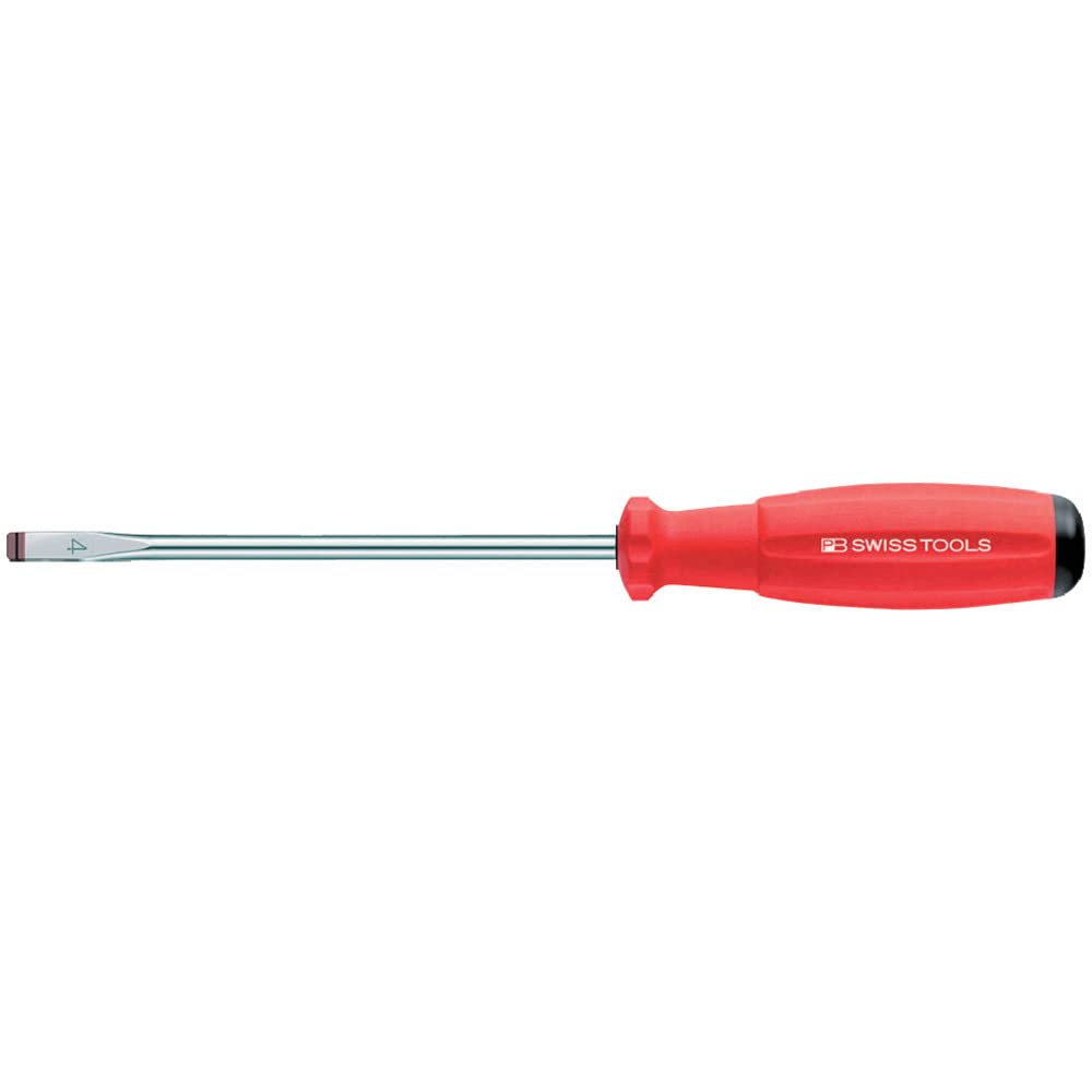 PB Swiss Tools SwissGrip Slotted Screwdriver Size 3 - Premium Swiss-Made Screwdriver for Precision Work, DIY Projects & Professional Use
