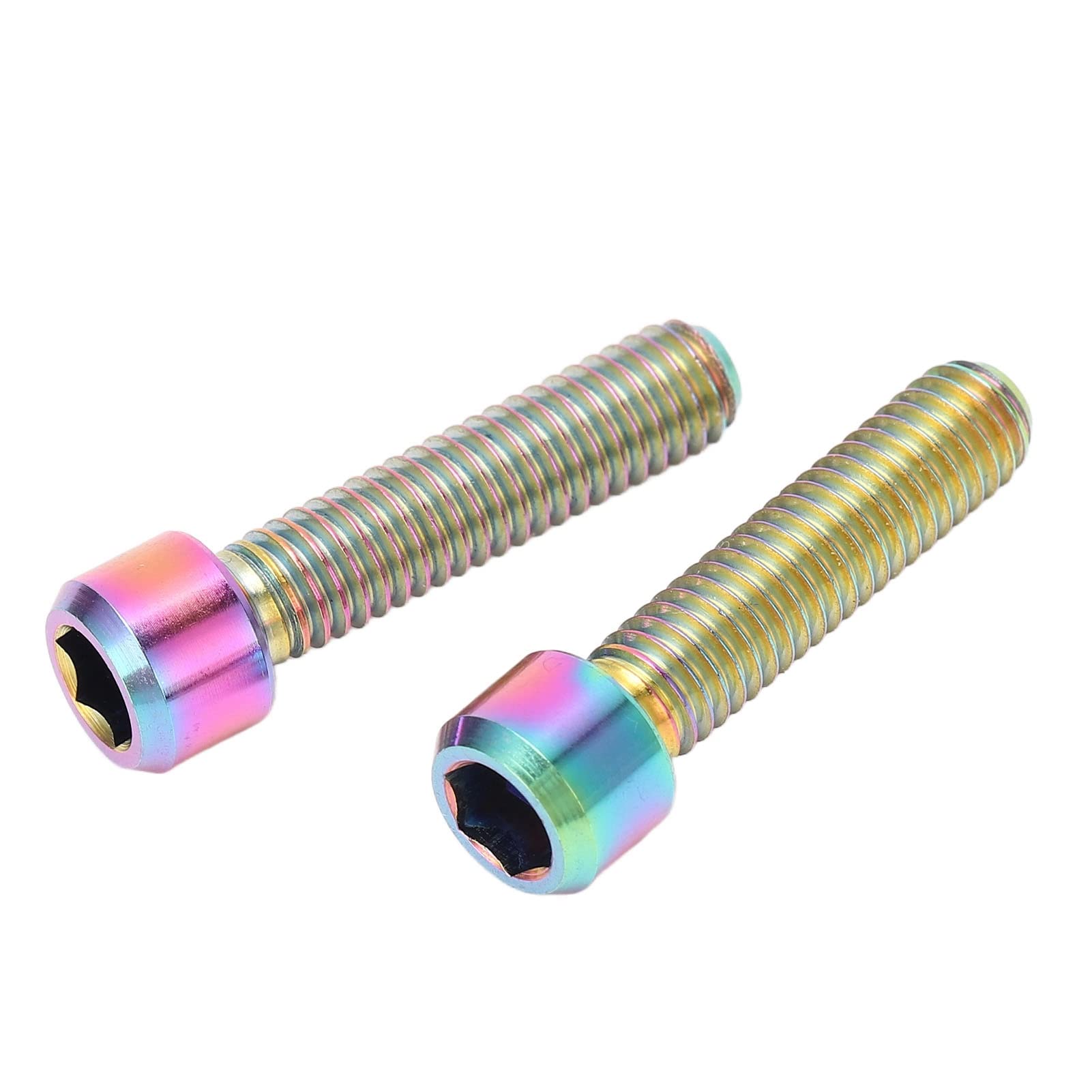 Uxsiya Bike Stem Screw - 2 Pack High-Quality Rustproof Mountain Bike Stem Bolts for Road & MTB | Perfect for Cycling Maintenance & Repair
