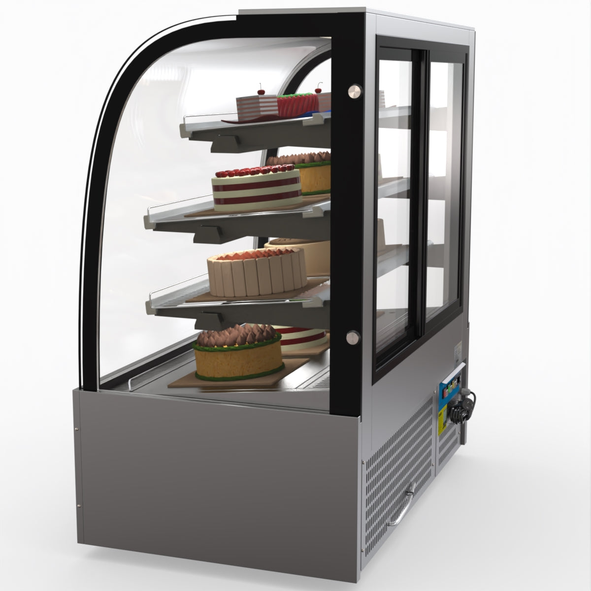 Bonvue SL840 Commercial Refrigerated Display Case - Perfect for Delis, Bakeries & Cafes to Showcase Fresh Food