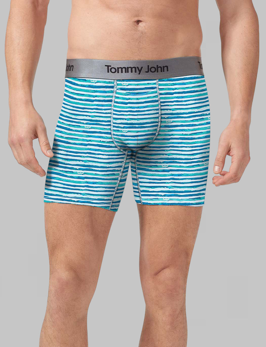 Breathable Second Skin Mid-Length Boxer Briefs - 6 Pack of Ultra Soft Men's Underwear for All-Day Comfort | Perfect for Workouts, Travel & Everyday Wear