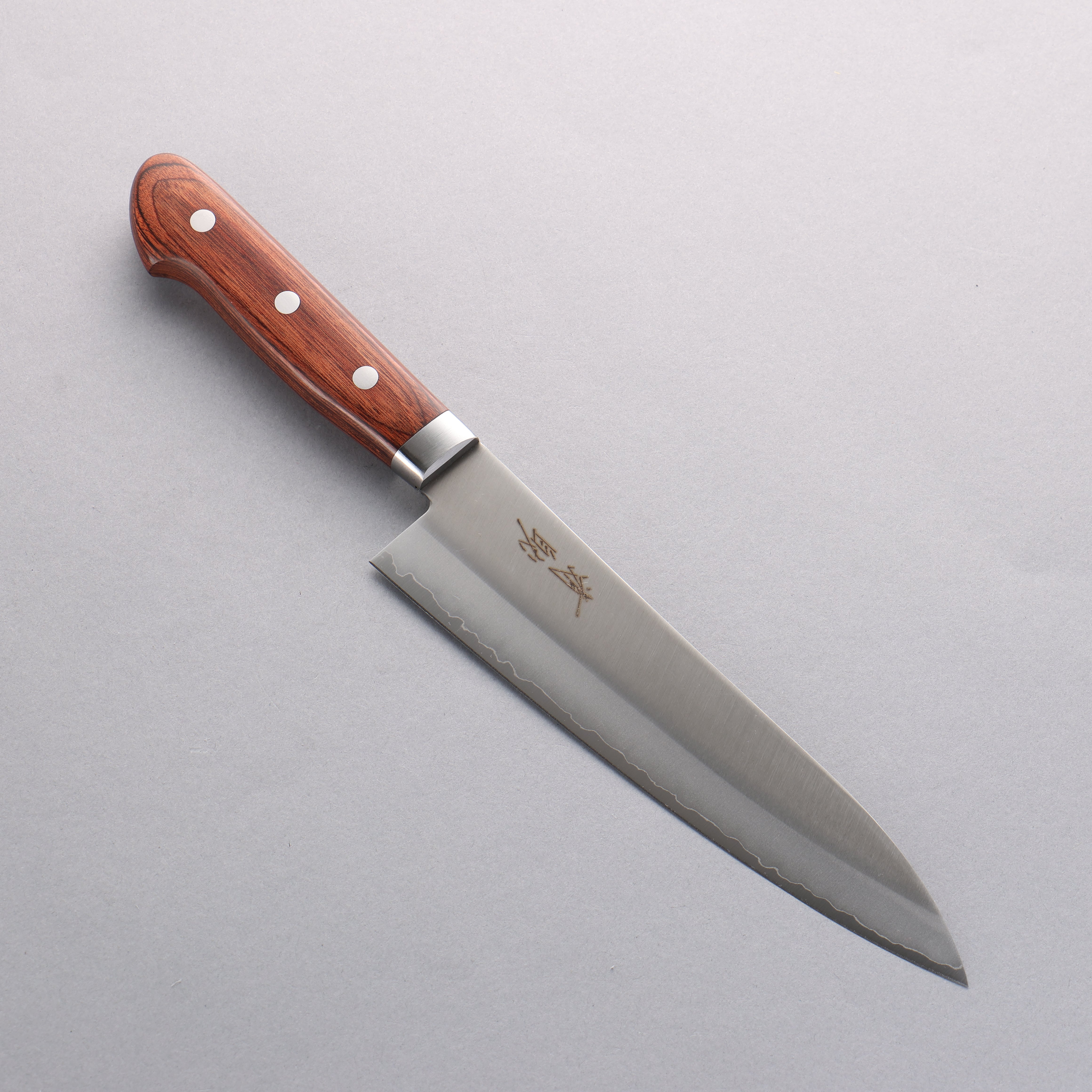 Premium Seisuke VG1 Kasumitogi Gyuto Japanese Chef Knife 180mm - Mahogany Handle for Professional Cooking & Slicing Meat, Vegetables & Sushi