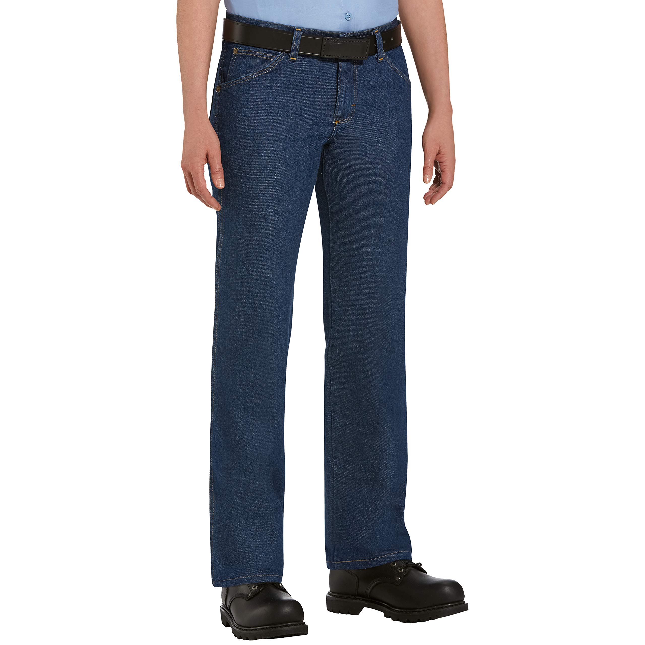 Red Kap Women's Straight Fit Work Jeans - Durable Denim Pants for Construction, Warehouse & Outdoor Jobs | Comfortable Workwear for Professionals