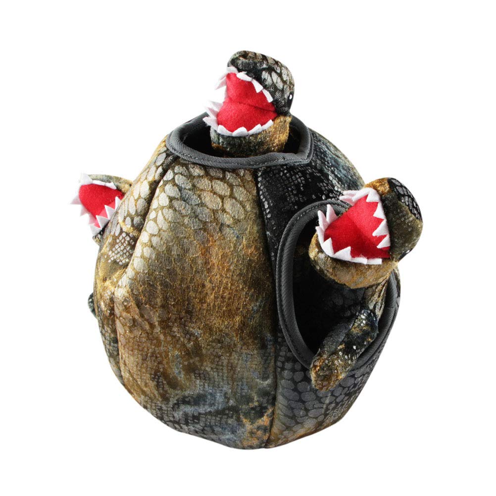 Soft Plush Dinosaur Toys for Cats & Dogs - Interactive Pet Training Squeaky Toy with 3 Mini Dinosaurs - Fun Chew & Fetch Play for Puppies & Kittens