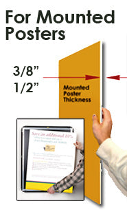 9 x 12 Extra Deep Poster Snap Frames - 1 5/8