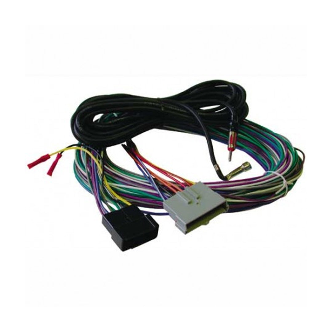 Ford Lincoln Mercury OEM Amplifier Bypass Harness with Antenna Adapter & Extension - Compatible with FWH55XT - Perfect for Car Audio System Upgrades & Aftermarket Installations