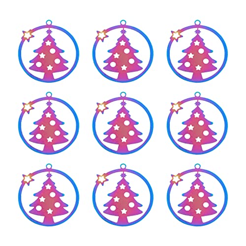 Round with Christmas Trees