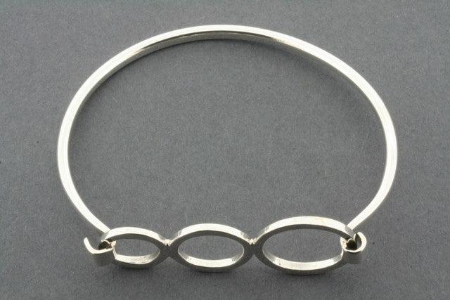 3-Pack Circle Closer Bangles - Adjustable Stackable Bracelets for Women | Perfect for Layering, Gifting & Everyday Wear