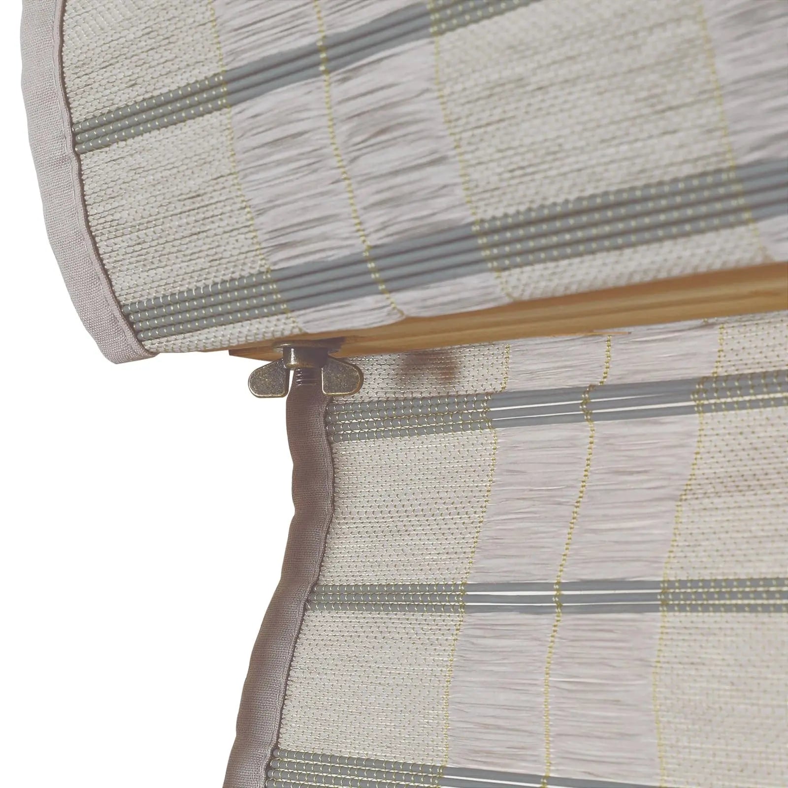 Natural Bamboo Woven Window Shade - Dove Grey Color | Eco-Friendly Paper Blinds for Living Room, Bedroom & Office Privacy
