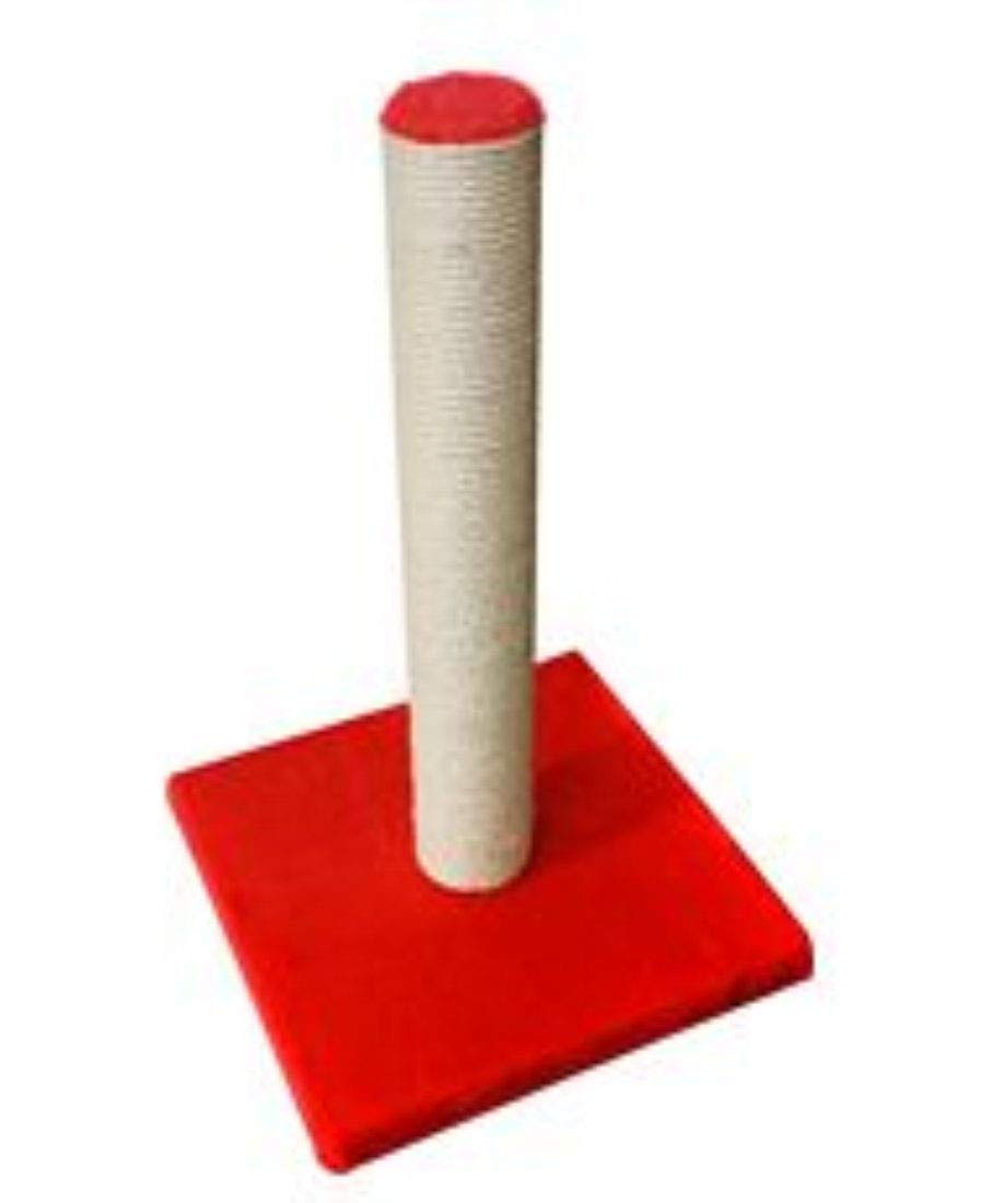 Extra Tall Sisal Cat Scratcher for Large Cats - Durable Natural Fiber Scratching Post for Indoor Cats - Perfect for Play, Exercise & Nail Care in Living Rooms & Bedrooms