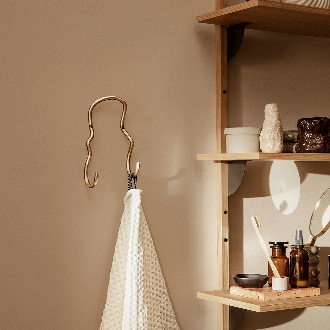 Curvature Double Hook - Heavy Duty Wall Hangers for Hats, Keys & Coats - Perfect for Home, Office & Entryway Organization
