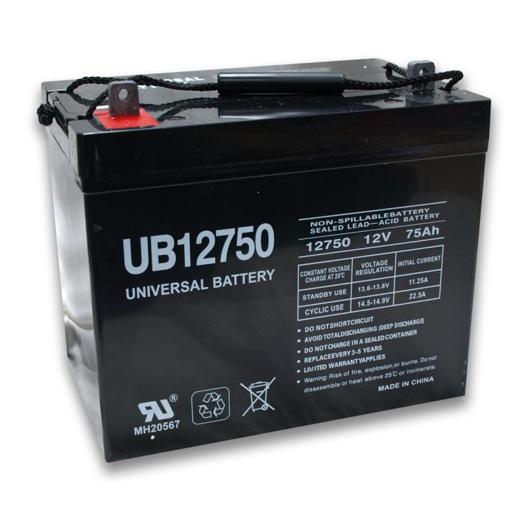 12V 55Ah UB 22NF Gel Battery - Deep Cycle Rechargeable Power for Solar, Marine, RV, Golf Cart & Off-Grid Applications