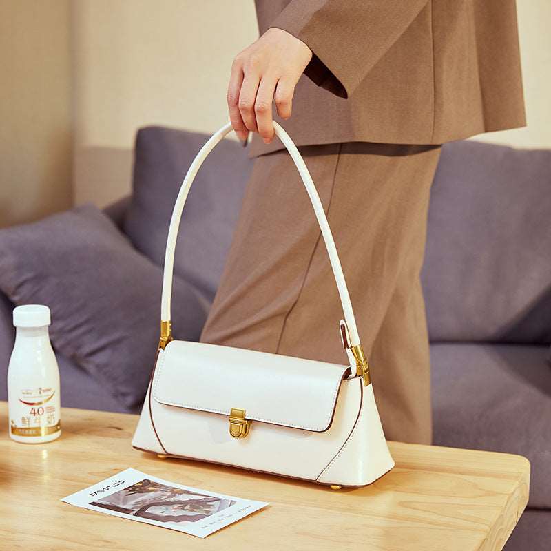 Stylish Genuine Leather Small Shoulder Handbag for Women - Perfect for Work, Travel & Everyday Use