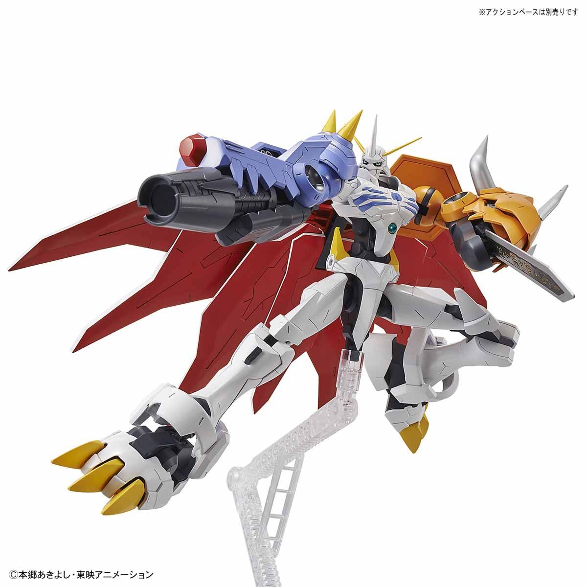 Figure-rise Standard Digimon Adventure Omegamon (Omnimon) Amplified Model Kit - Buildable Action Figure for Collectors & Anime Fans | Perfect for Display, Gifts & Cosplay Props