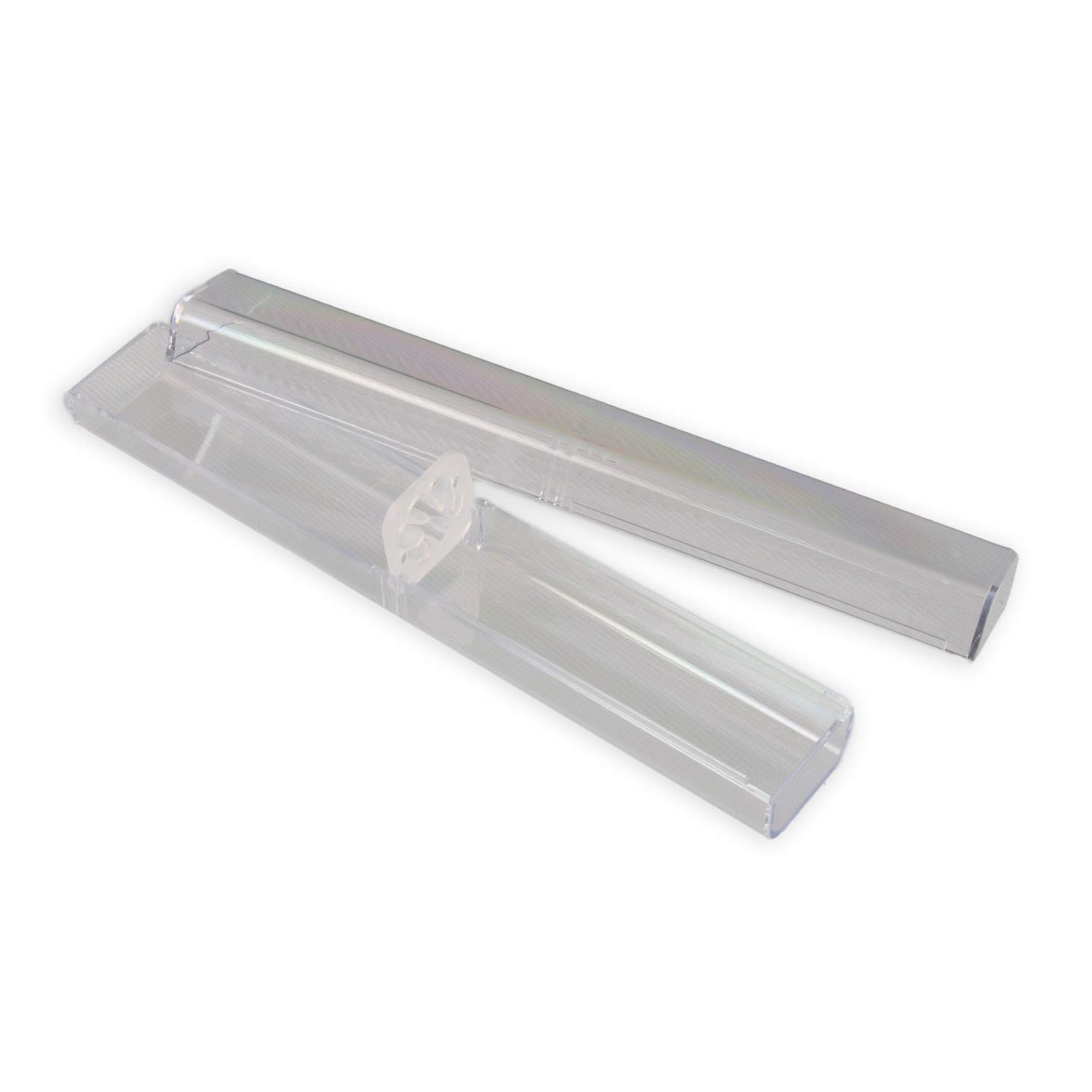 15 Pack Clear Plastic Pen Boxes - Transparent Storage Organizer for Pens, Pencils & Office Supplies - Perfect for School, Office & Home Organization