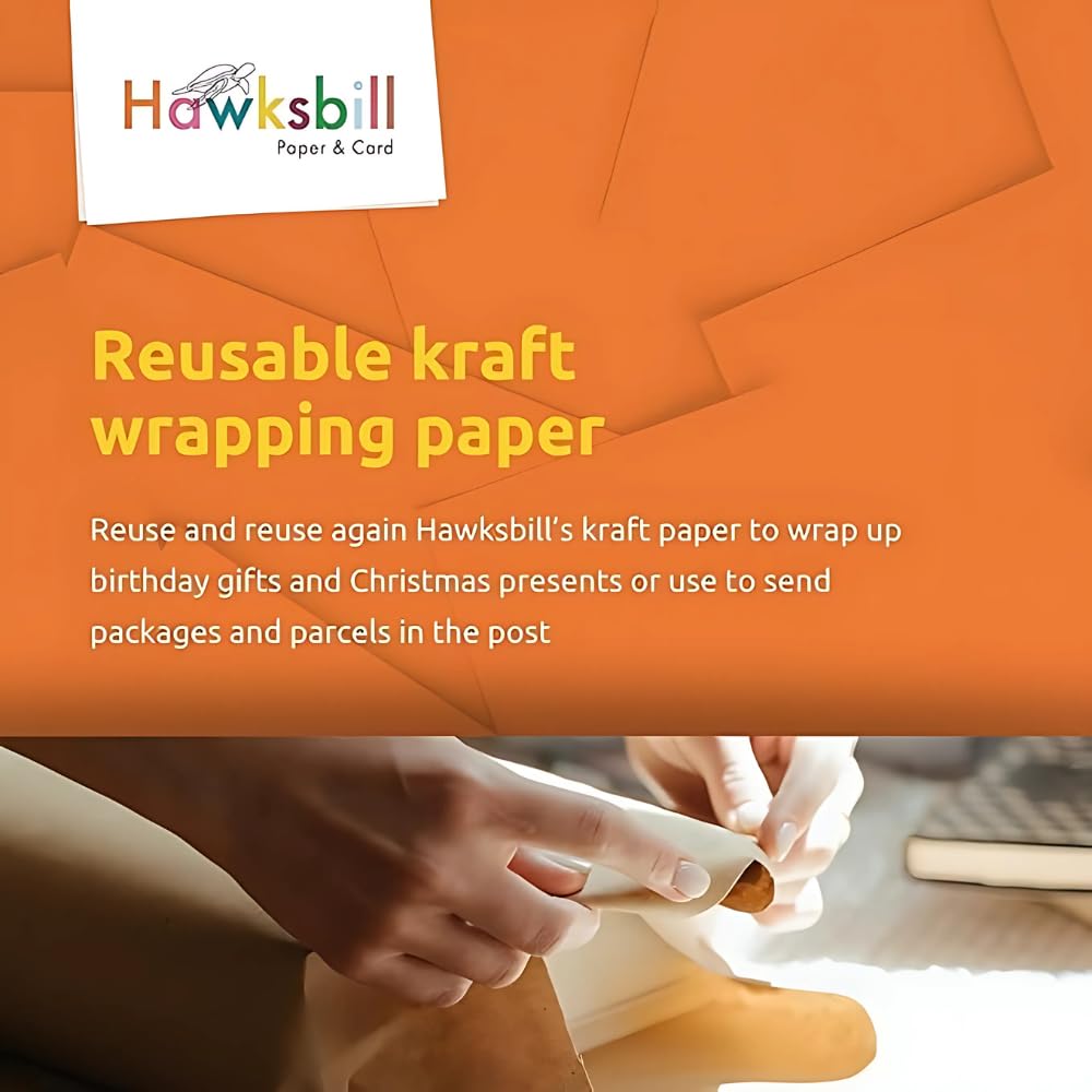 Hawksbill Eco-Friendly Kraft Paper Roll - 19.7