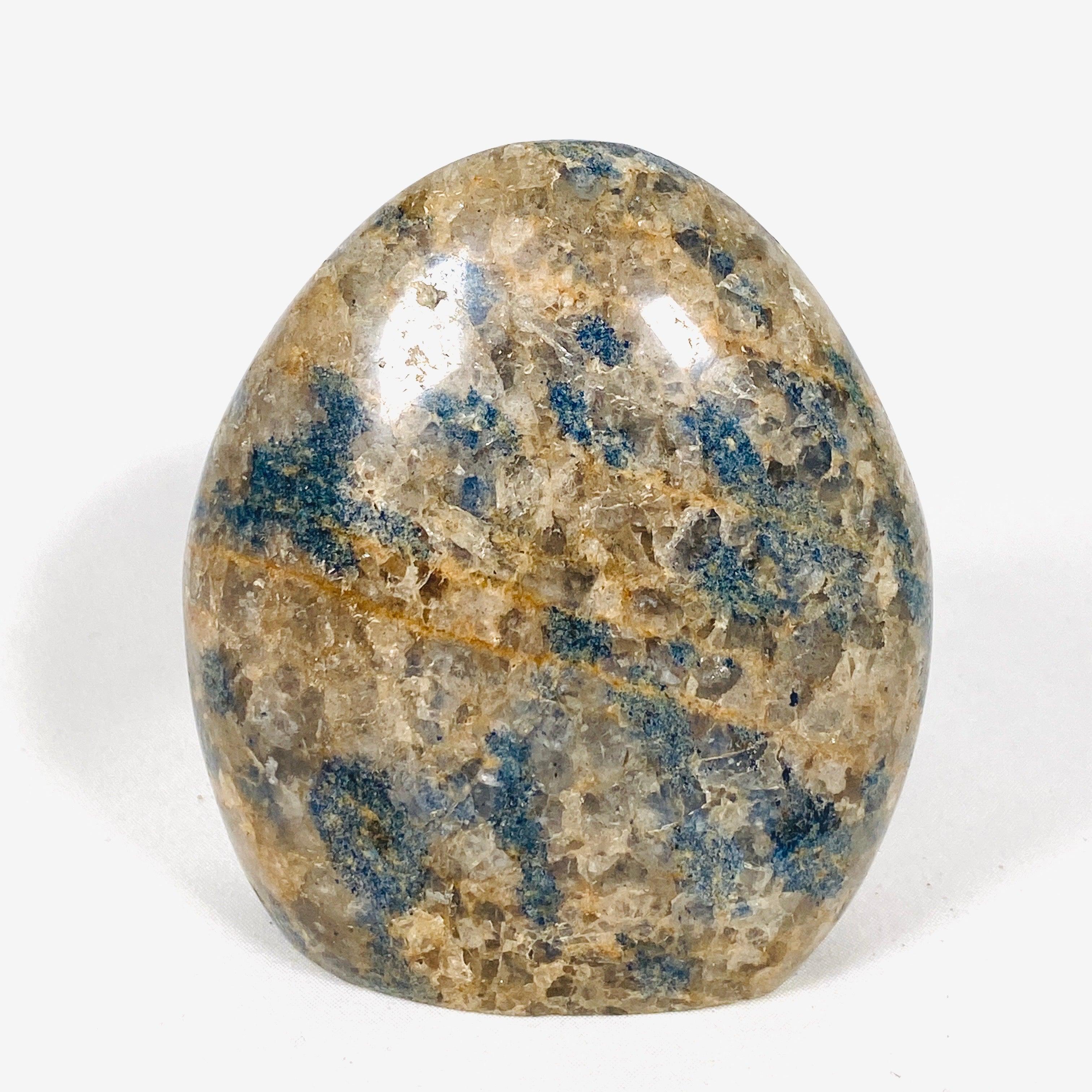 Natural Blue Spinel in Quartz Freeform Cabochon C1332 - Handmade Gemstone for Jewelry Making, Healing Crystals & Collectibles