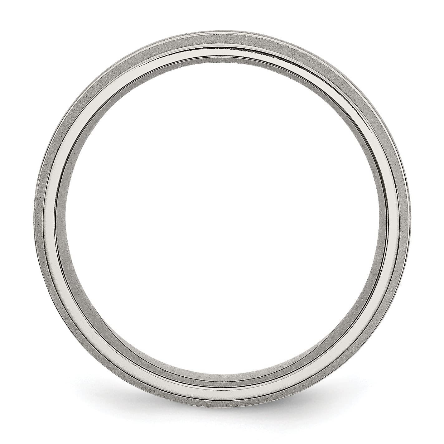 IceCarats 6mm Titanium Wedding Band Ring for Men & Women - Durable, Lightweight & Hypoallergenic - Perfect for Engagement, Anniversary & Everyday Wear