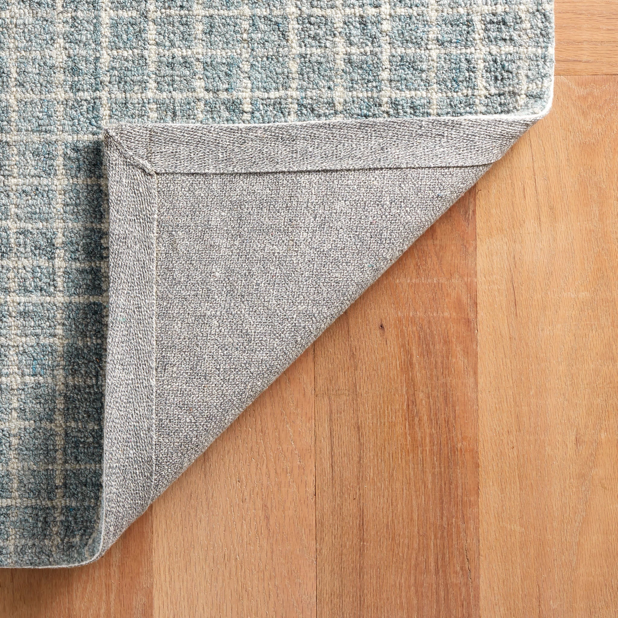 Conall Handmade Micro Hooked Wool Rug - Slate Gray | Soft & Durable for Living Room, Bedroom, or Nursery Decor