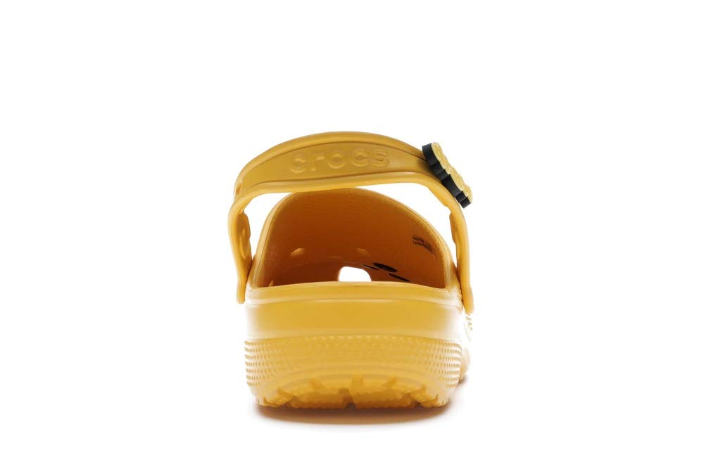 Crocs X JB with Drew House Unisex Classic Clog - Men's Size 12 Yellow Comfortable Slip-On Shoes for Men & Women | Perfect for Casual Wear, Beach, Pool & Outdoor Activities
