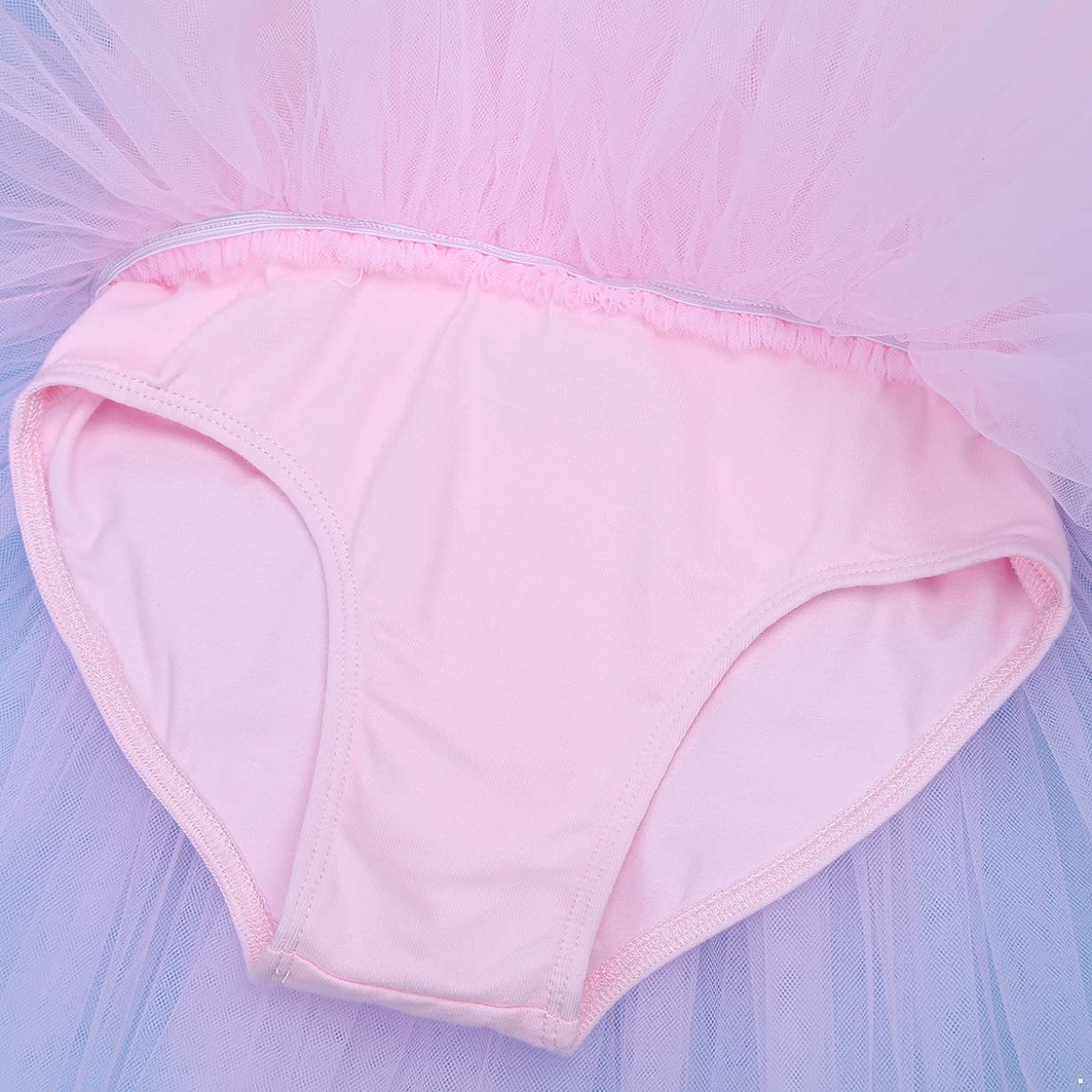 Freebily Girls Ruffle Sleeve Ballet Dance Dress - Gymnastic Leotard with Tutu Skirt for Ballet, Gymnastics & Performance Costume | Perfect for Recitals, Competitions & Dance Classes