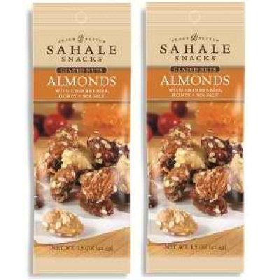 Sahale Snacks Almond Cranberry Honey Glazed Nuts - 18 Pack (1.5 oz Each) | Healthy On-the-Go Snack for Hiking, Office & Travel