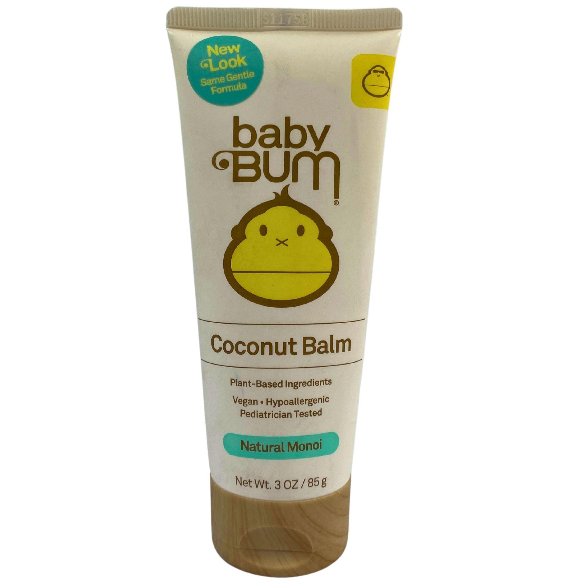 Organic Baby Bum Coconut Balm - Plant-Based Skin Care for Babies - 3oz (50-Piece Bulk Pack) - Perfect for Diaper Rash, Dry Skin & Baby Massage