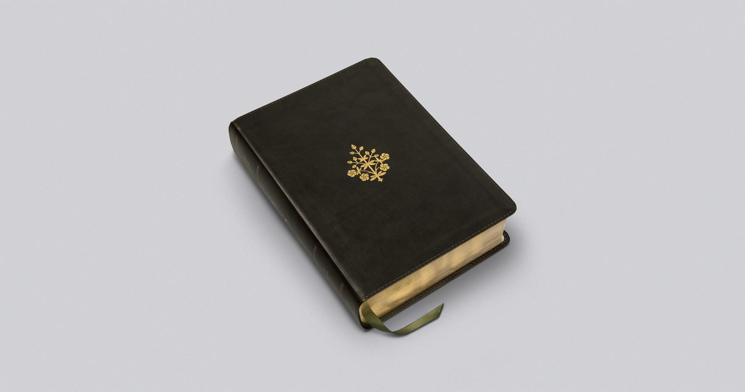 ESV Study Bible - TruTone Olive Branch Design Leather Bible for Men & Women | Perfect for Church, Bible Study Groups & Personal Devotion
