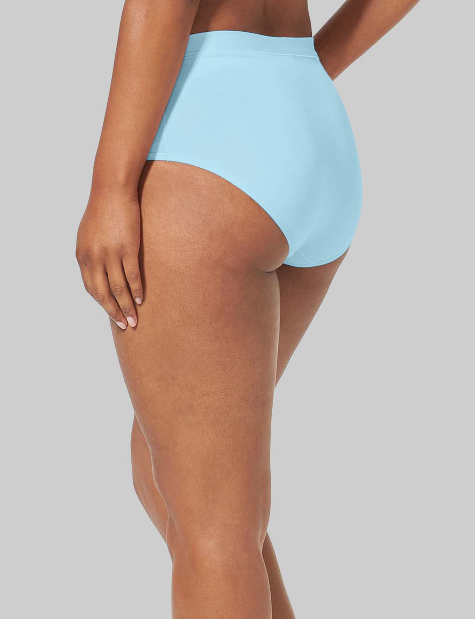 Women's Cool Cotton High Rise Briefs - Soft & Breathable Underwear for Everyday Comfort | Perfect for Workouts, Yoga & Lounge Wear