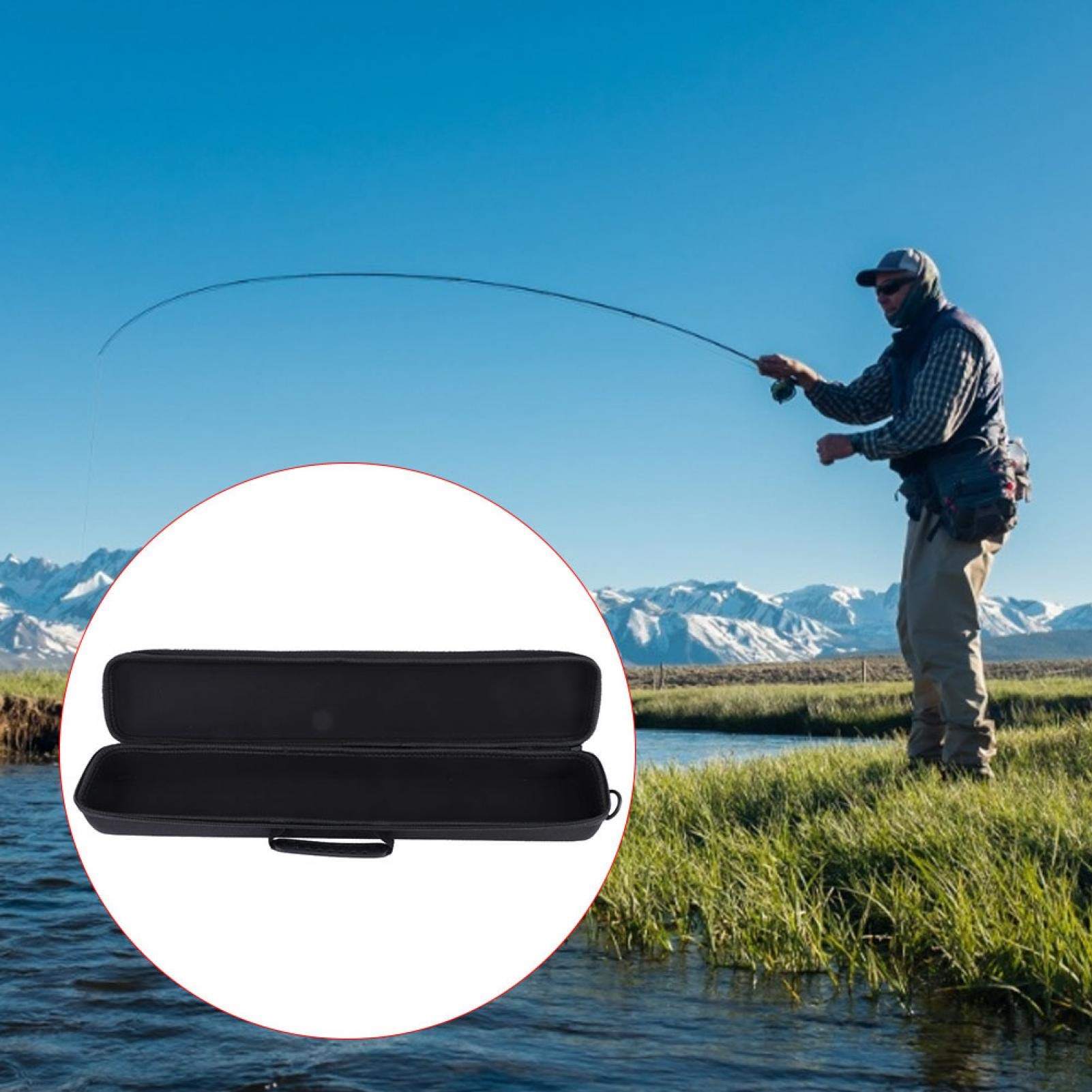 **Waterproof Fishing Tackle Bag - Portable Fishing Rod Carrier with Storage Pockets for Outdoor Fishing, Kayaking & Camping Gear**