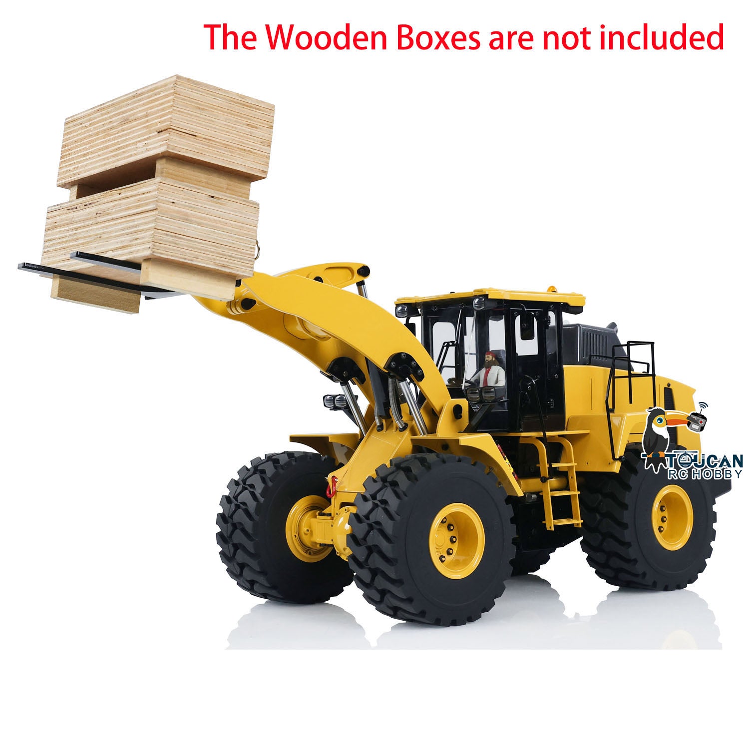 1/14 Scale Metal 470 Hydraulic RC Heavy Duty Loader - Remote Control Construction Vehicle with Smoke, Sound & Light - Fully Assembled Wheel Loader Model for Construction Enthusiasts & Collectors - Perfect for RC Hobbyists, Construction Simulation & Display Collections
