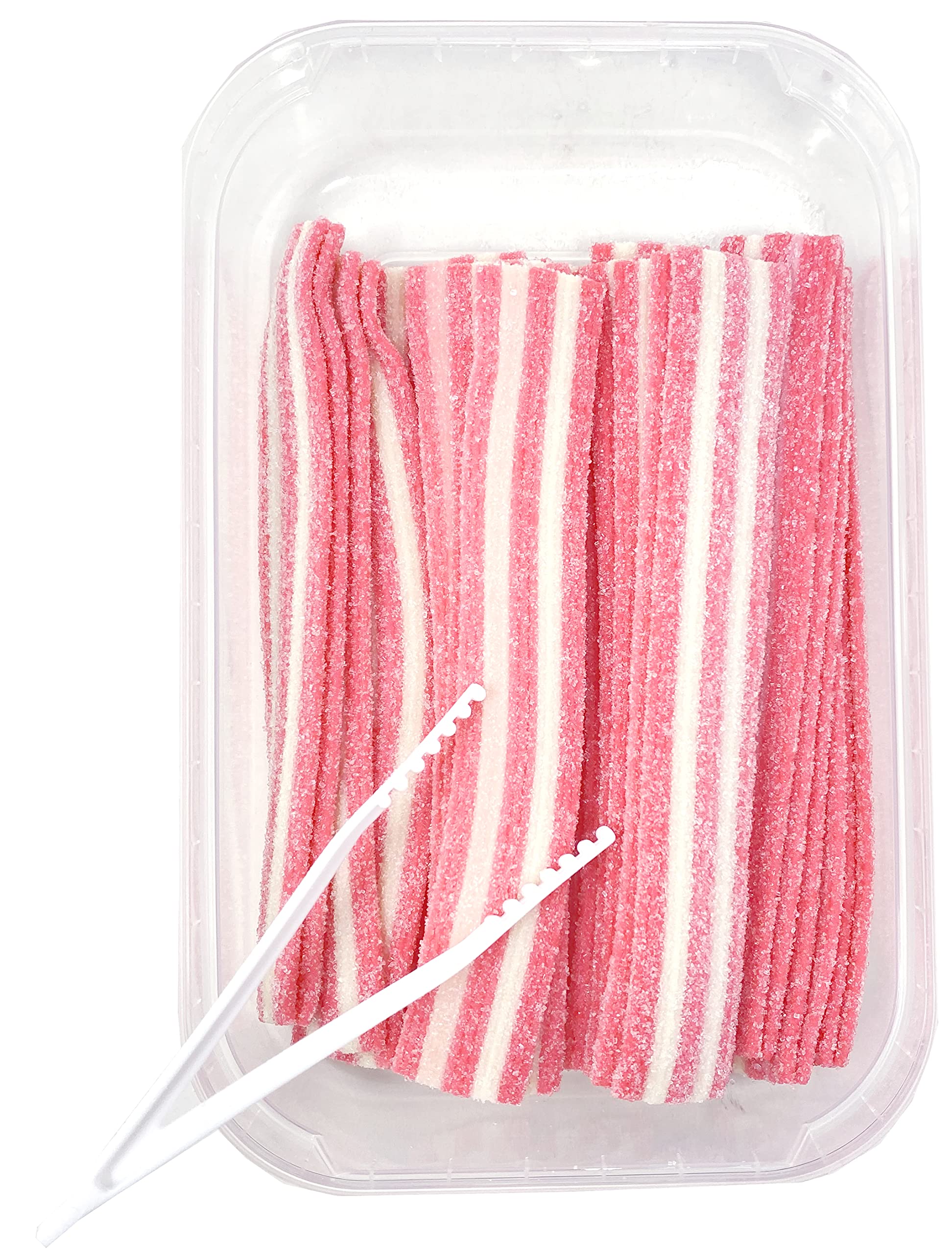 Sour Strawberry Cream Candy Belts - 3 Pack (10 Oz Each) | Kosher & Halal Certified | Resealable Sour Licorice Candy | Perfect for Parties, Movie Nights & Office Snacks