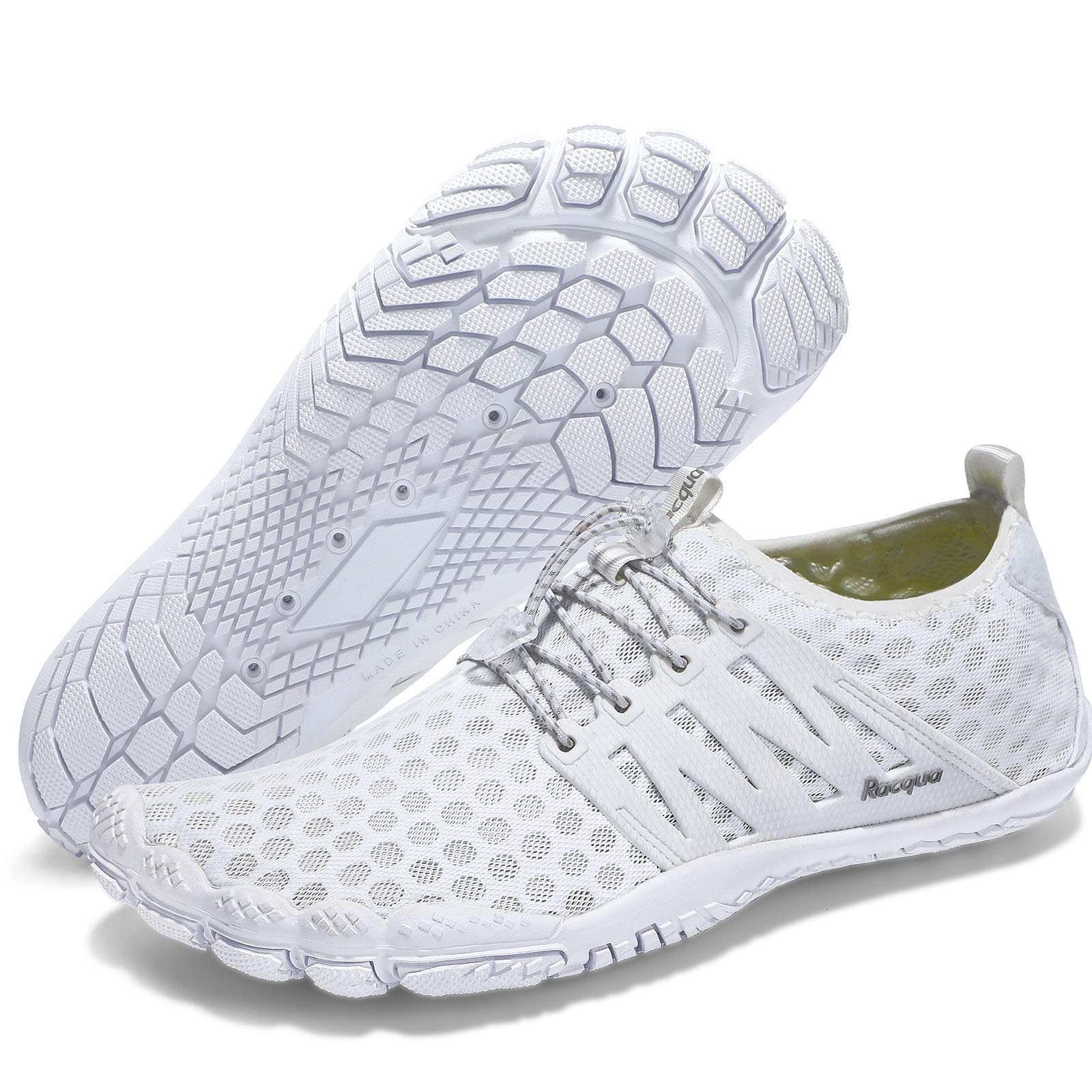 **Racqua Unisex Quick-Dry Composite Mesh Water Shoes for Men & Women – Perfect for Beach, Pool, Kayaking & Water Sports**